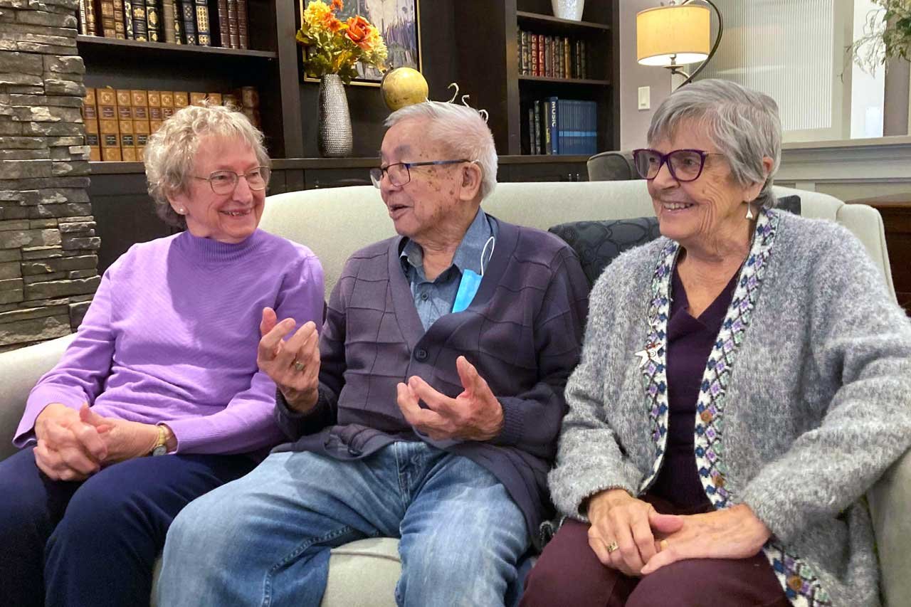 vrs charles manor news experiencing new lease on life vrs residents socializing